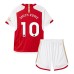 Arsenal Emile Smith Rowe #10 Hjemmedraktsett Barn 2023-24 Korte ermer (+ Korte bukser)